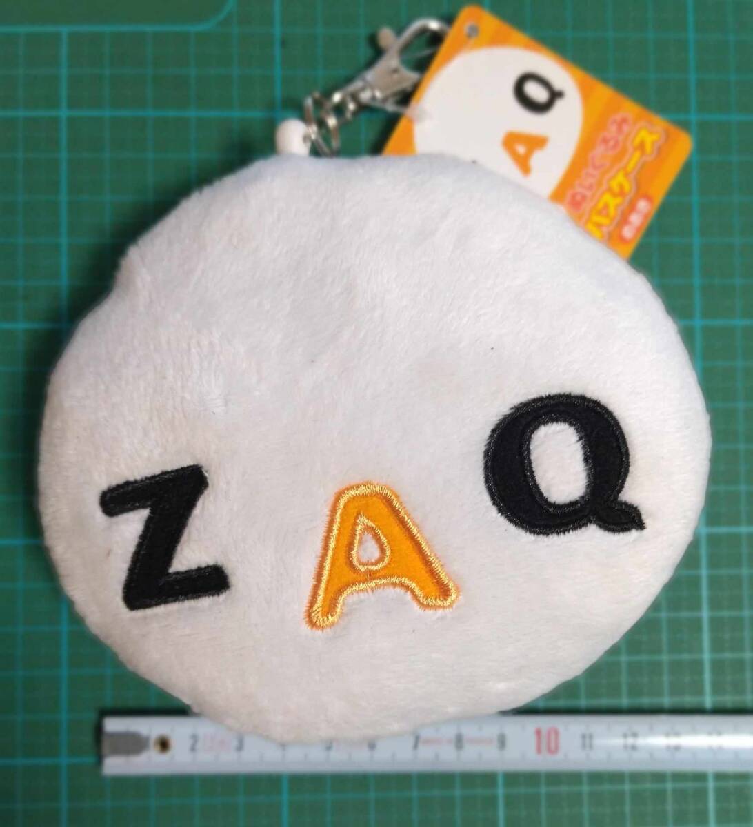 ざっくう ぬいぐるみ パスケース リール付 小銭入れ 定期入れ J:COM マスコット coin purse ZAQ mascot stuffed toy Doll pass holder拍卖