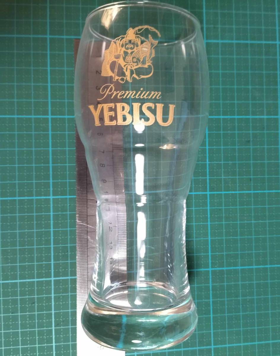 非売品 プレミアム エビスビール グラス プレミアム エビス ビール グラス logo beer Premium YEBISU glass拍卖