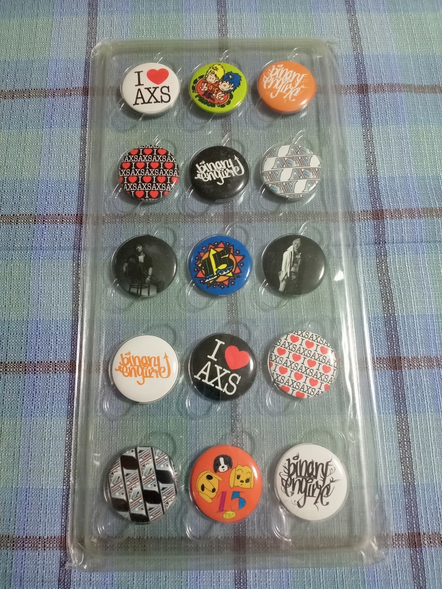 access ライブグッズ 缶バッジ セット(15周年 binary engine 浅倉大介、貴水博之)拍卖