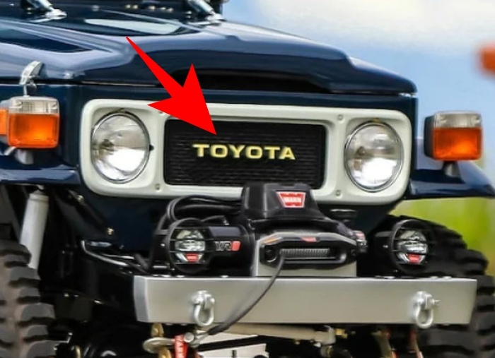 ★新品★ トヨタ純正 TOYOTA ランドクルーザー 40系 フロント エンブレム BJ41 BJ41V BJ42 BJ42V BJ44 BJ44V BJ46V BJ46拍卖