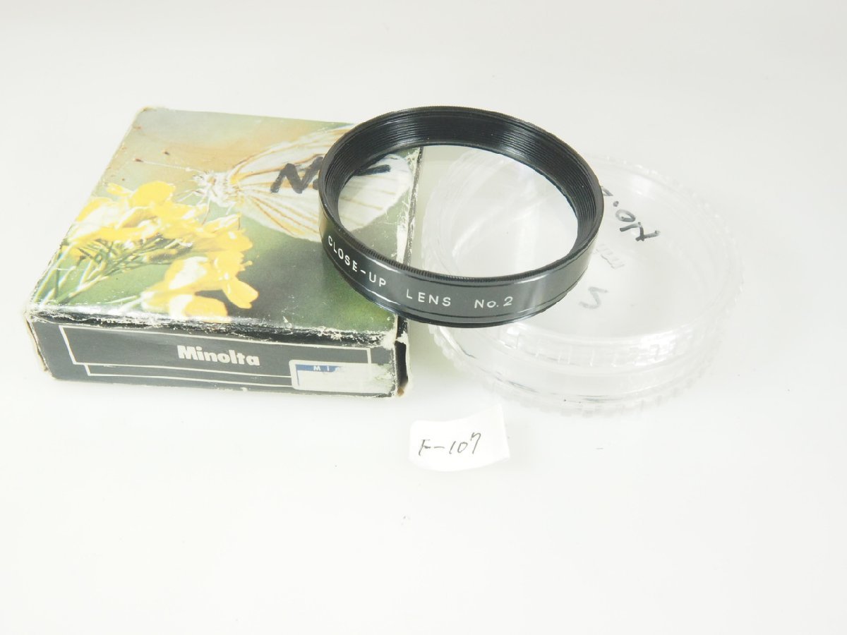 M80-F-107☆☆55mm フィルター ミノルタ クローズアップ No.2拍卖
