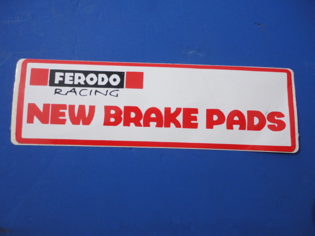 ☆フェロード☆フェロードレーシング☆FERODO☆RACING☆ステッカー☆本物☆イングランドフェロード☆新品未使用品拍卖