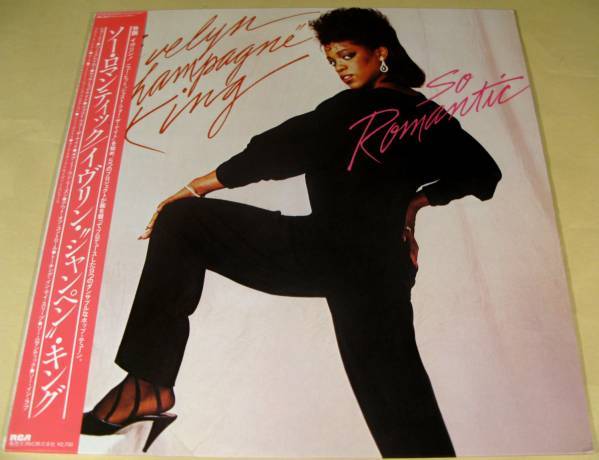 LP(国内盤)●イヴリン・シャンペン・キング/ソー・ロマンティック●帯付!拍卖