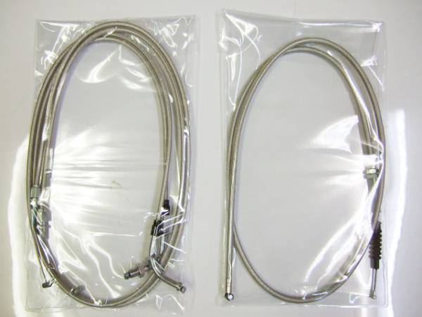 CB250/400TホークⅡ メッシュワイヤーセット 10cmロング 新品 M101-10拍卖