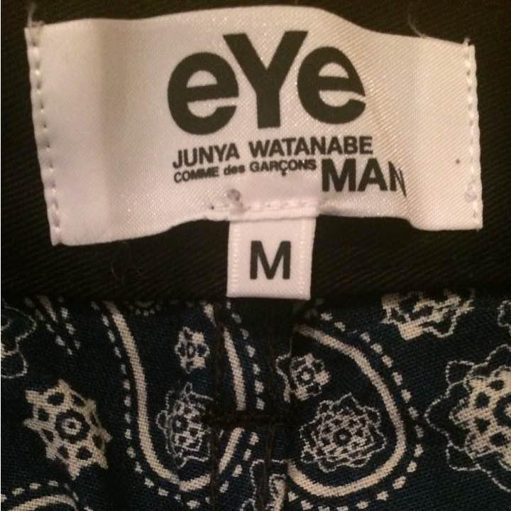 eYe JUNYA WATANABE MAN ハーフパンツ 紺 黒 M 16ss アイ ジュンヤ ワタナベ マン Comme des Garcons コム デ ギャルソン ショート拍卖