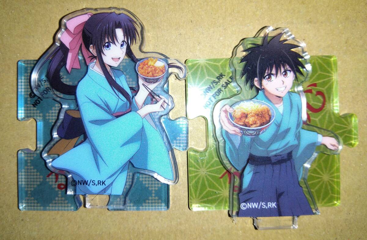 吉野家 るろうに剣心 ミニアクリルスタンド 2種セット 神谷薫 明神弥彦 アクスタ みにあくりるすたんど拍卖