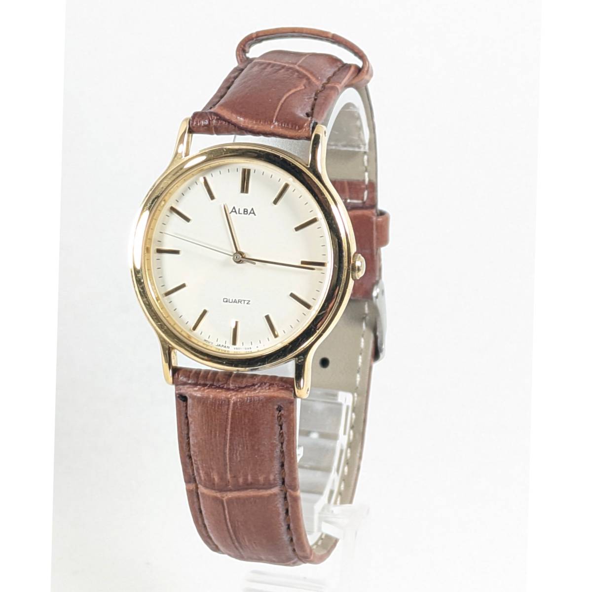 セイコー アルバ メンズ 電池ベルト交換済み稼働品 N-68拍卖