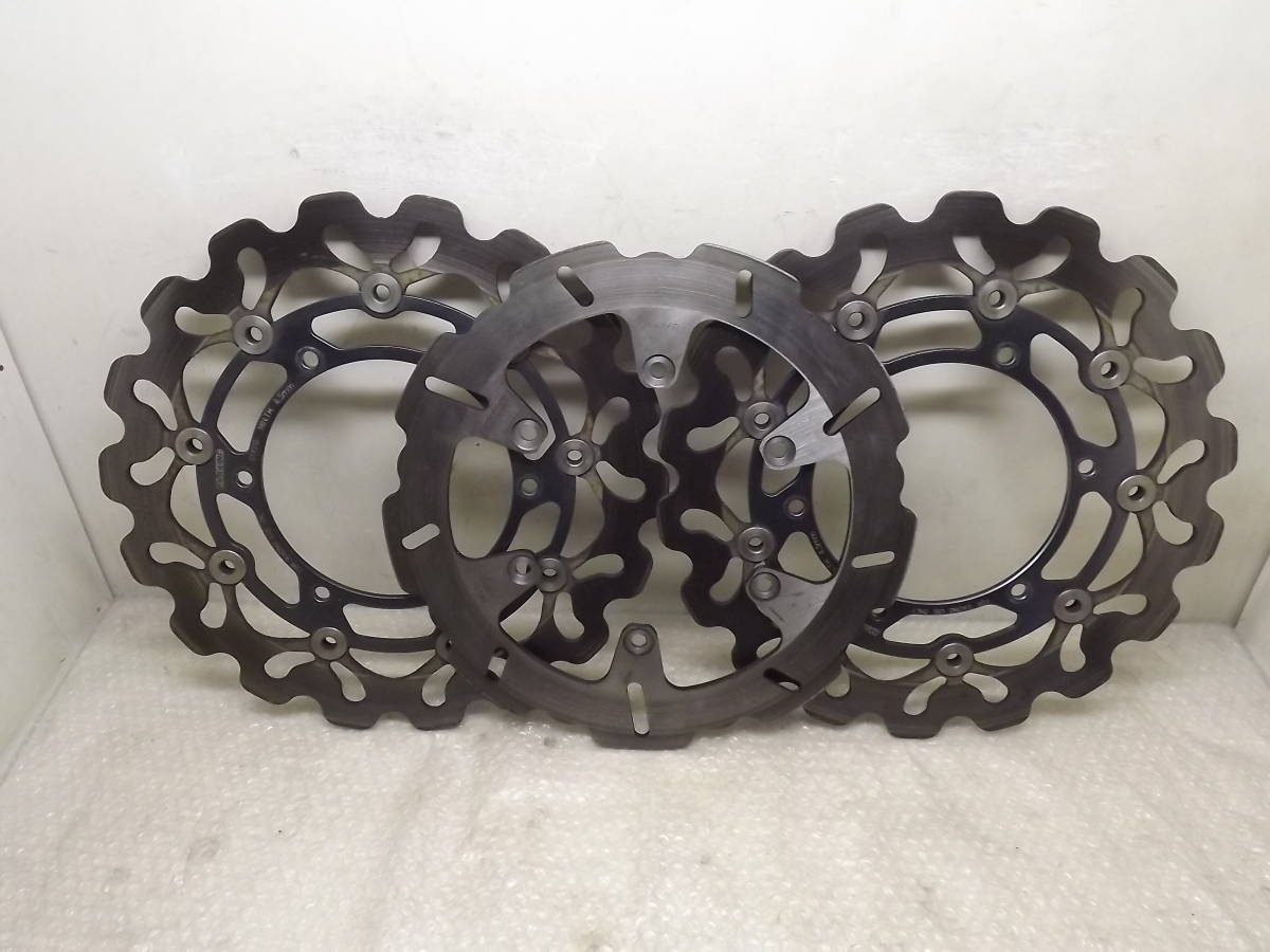 前後ブレーキング V-MAX 1200 VMAX 検 XJR1300 FZS1000 YZF1000R YZF-R1 YZF-R6 サンスター ガルファー モトマスター プレミアム ワークス拍卖