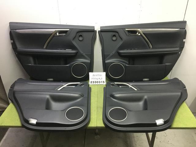 レクサス RX GYL25W ドアトリム 内張り 4点セット ブラック レザー イルミ付 LC25 RX450H Fスポーツ 4WD 67610-48C91-C9 ケン 011981拍卖