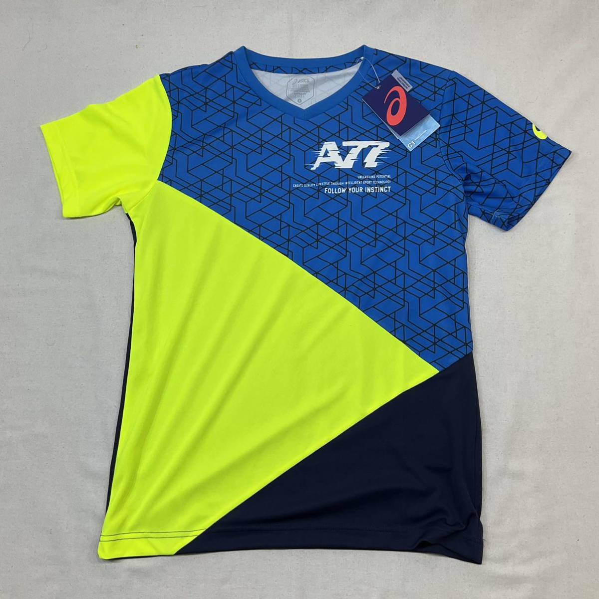 アシックス(ASICS)(メンズ)A77SSトップVB20 シャツ 2031C132バレーボールウェア スポーツウェア メンズS拍卖