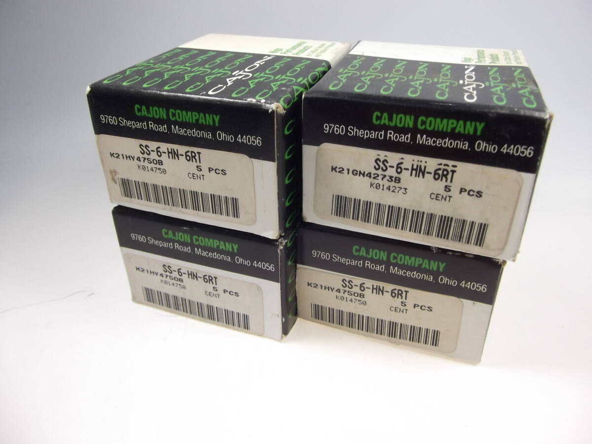 【新古品】 スエージロック 六角ニップル SS-6-HN-6RT 20点セット(4箱セット)拍卖