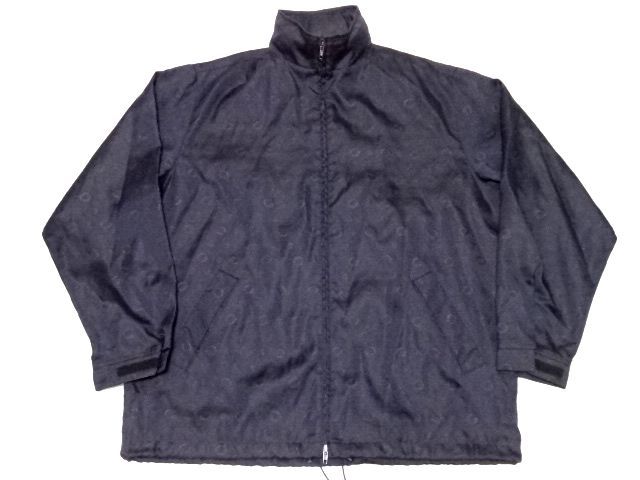 HUNTING WORLD HARRINGTON JACKET L size / ハンティングワールド ハリントンジャケット スイングトップ 象ロゴ総柄 ITALY製 メンズ拍卖