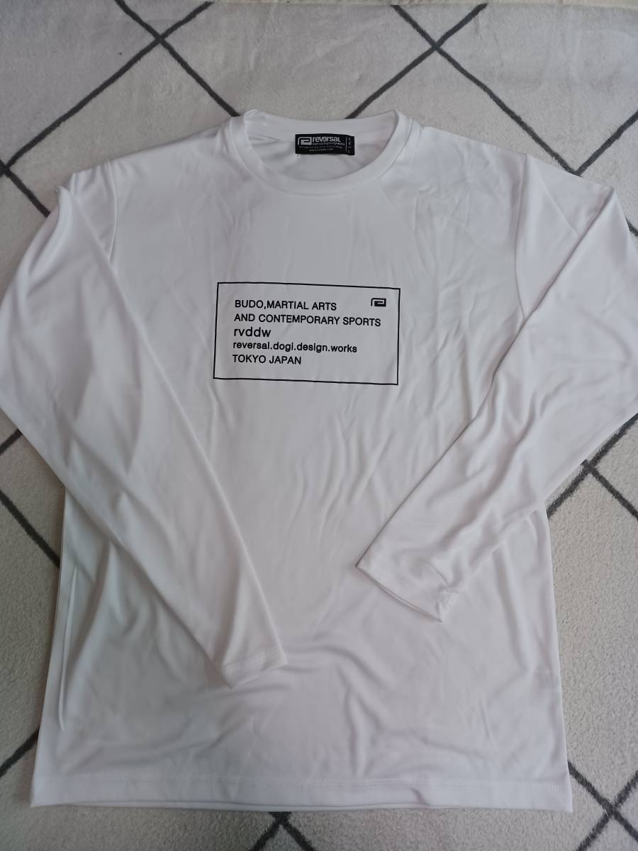 【reversal】【リバーサル】ロンT メッシュ L 白 新品 //// 未使用拍卖