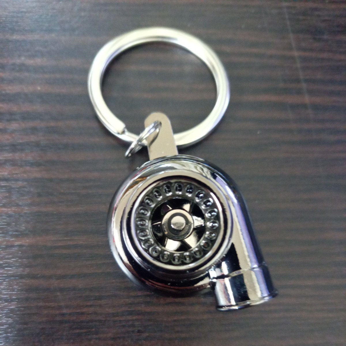 ①新品★未使用★タービンタイプキーホルダー★稀少★シルバー★ カスタム 拍卖