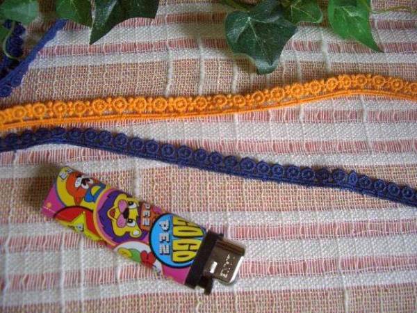 レトロ手芸雑貨*極小ケミカルレース オレンジ1×460cm☆リメイクハンドメイド人形ドレス装飾材料クラフト拍卖