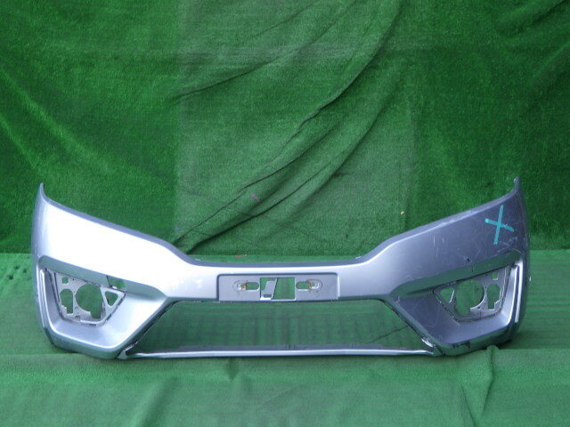 GK3 GK4 GK5 GK6 フィット GP5 フィットハイブリッド 前期 純正フロントバンパー シルバー 71101-T5A-0000拍卖