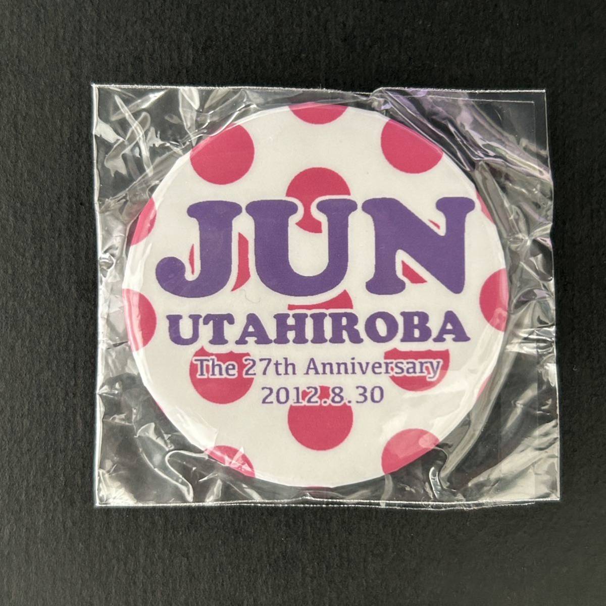 新品☆2012年 歌広場淳 バースデー缶バッジ⑥【27th ゴールデンボンバー ガチャ 文字】拍卖