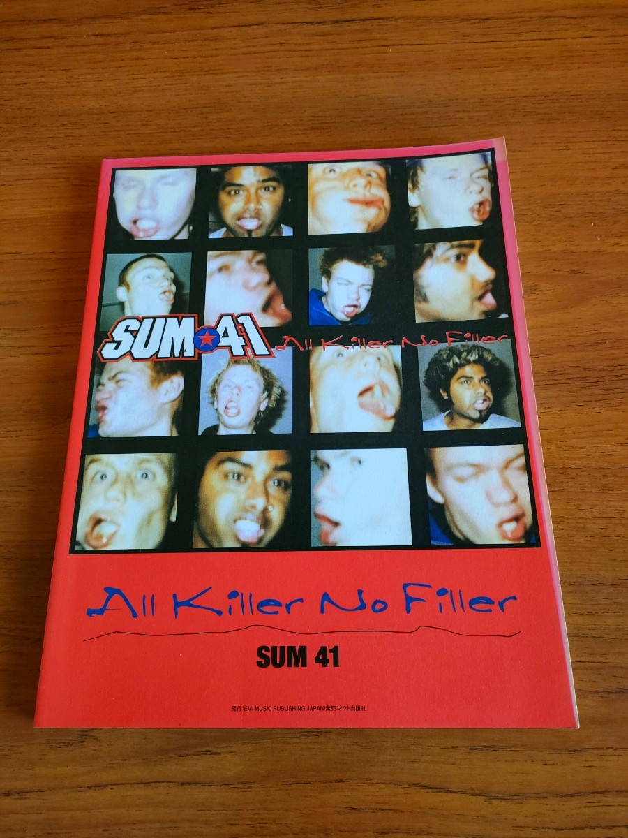 絶版 サム41 オール・キラー・ノー・フィラー バンドスコア 楽譜 タブ譜 SUM41 All Killer No Filler BAND SCORE TAB拍卖