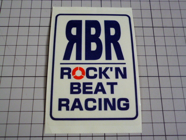正規品 ROCK'N BEAT RACING ステッカー (110×75mm) ロックンビート レーシング拍卖