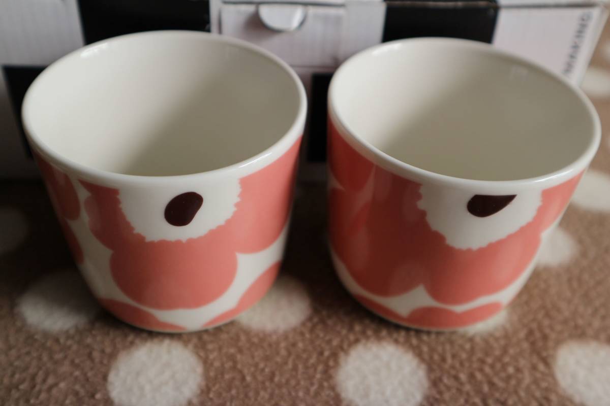 ★新品同様★美品★Marimekko★マリメッコ★おしゃれ★マグカップ★入手困難★限定色 レア★2個セット拍卖
