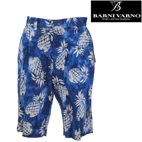 【春夏SALE】バーニヴァーノ/BARNIVARNO 春夏物 短パン Lサイズ 972-ブルー系拍卖