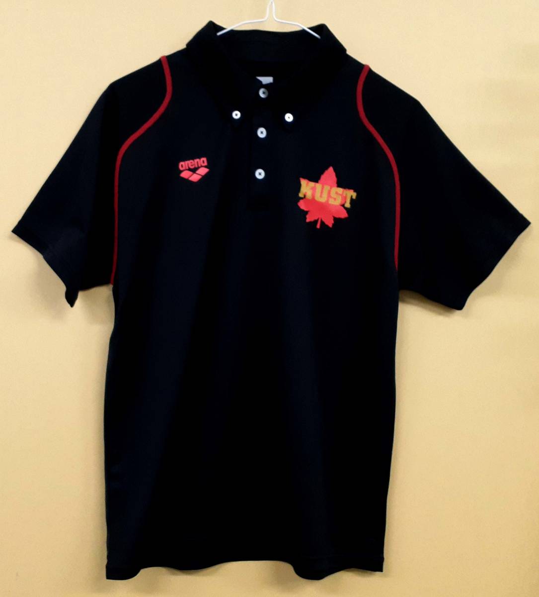 ★☆(非売品) 国士舘大学水泳部 arena(アリーナ) ポロシャツ ブラック、レッド☆★拍卖
