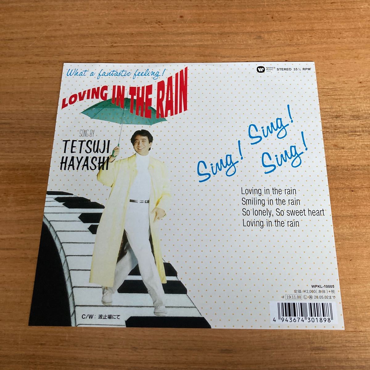 【シティポップ】 林哲司 loving in the rain 7インチ 竹内まりや 楠瀬誠志郎 富樫春生拍卖