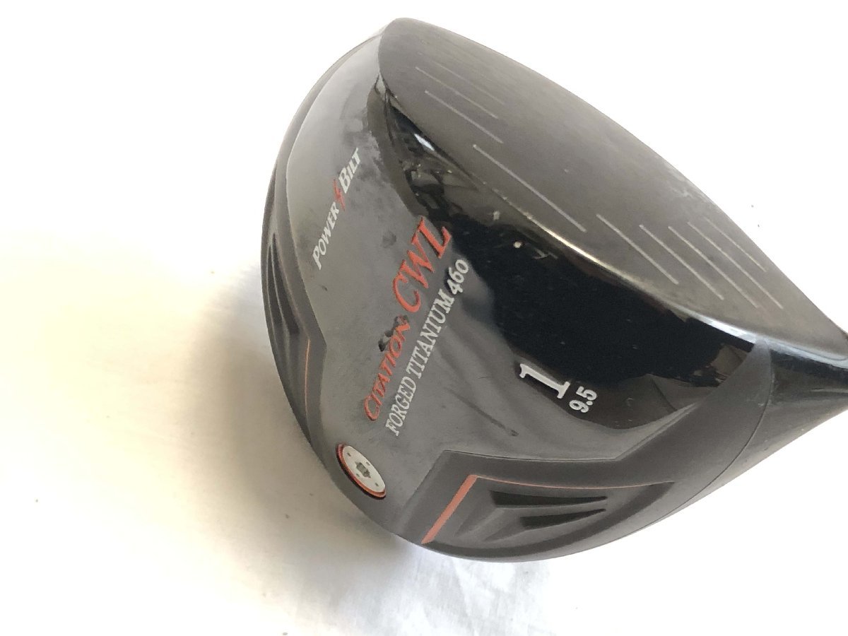 ■CITATION CWL POWER BILT 1番 9.5° ゴルフ ドライバー ゴルフクラブ シャフト PB-Xi フレックス S★拍卖