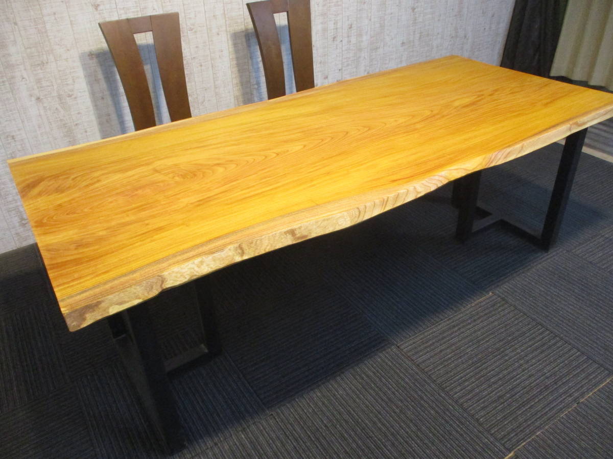 #1130■ 欅 ケヤキ 一枚板 無垢 テーブル 板 ローテーブル ダイニングテーブル 座卓 天板 デスク 拍卖