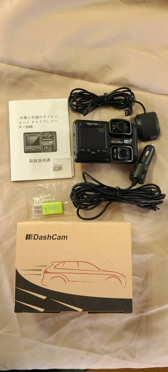 ダブルショット ドライブレコーダー GPS Wi Fi SDカード 32GB付き 美中古品 動作確認済み 売り切ります拍卖
