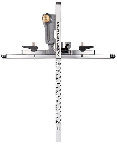 シンワ測定(Shinwa Sokutei) 丸ノコガイド定規 たためるTスライド スリムシフト 15cm 併用目盛 73拍卖