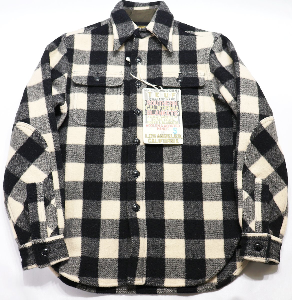 BARNSTORMERS (バーンストーマーズ) Buff. Plaid Camper's Shirt / バッファロープレイド キャンパーシャツ S16-01BK 未使用品 size S拍卖