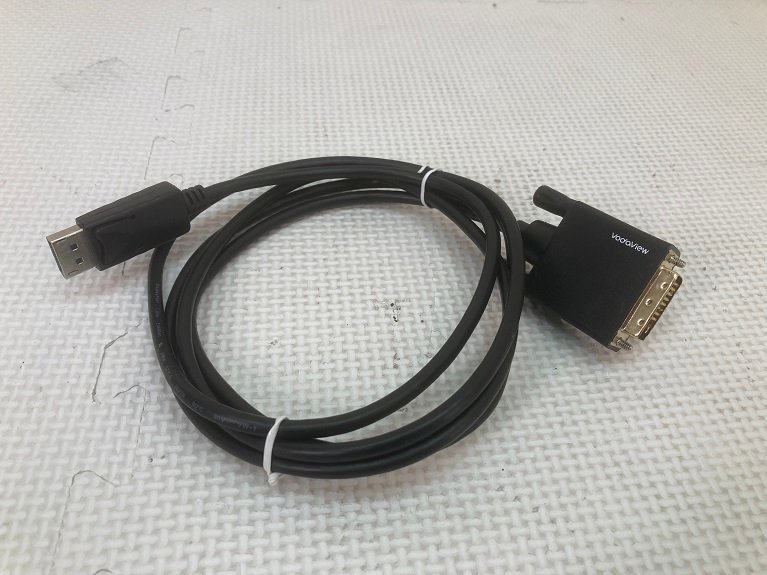 2272-O★Vodaview Displayport-DVI-D変換ケーブル 1.8m★VV-DPDV018-B★中古現状渡し★送料185円(クリックポスト)拍卖