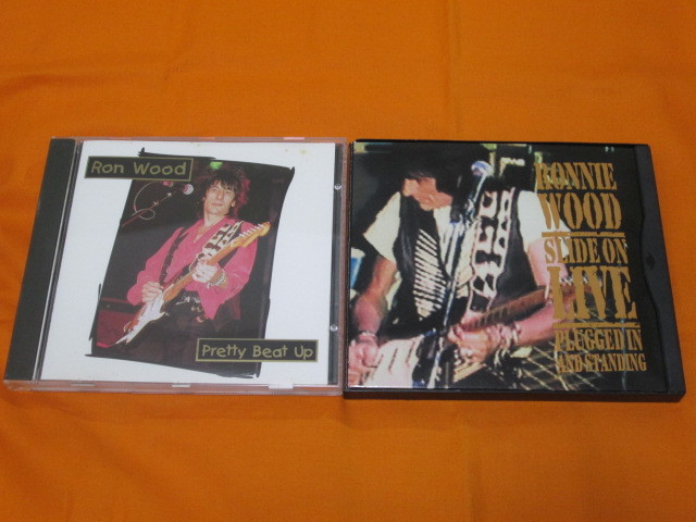 ♪♪♪ ロニー・ウッド Ronnie Wood 『 Slide On Live (Plugged In And Stan ding) 』『 Pretty Beat Up 』 ♪♪♪拍卖
