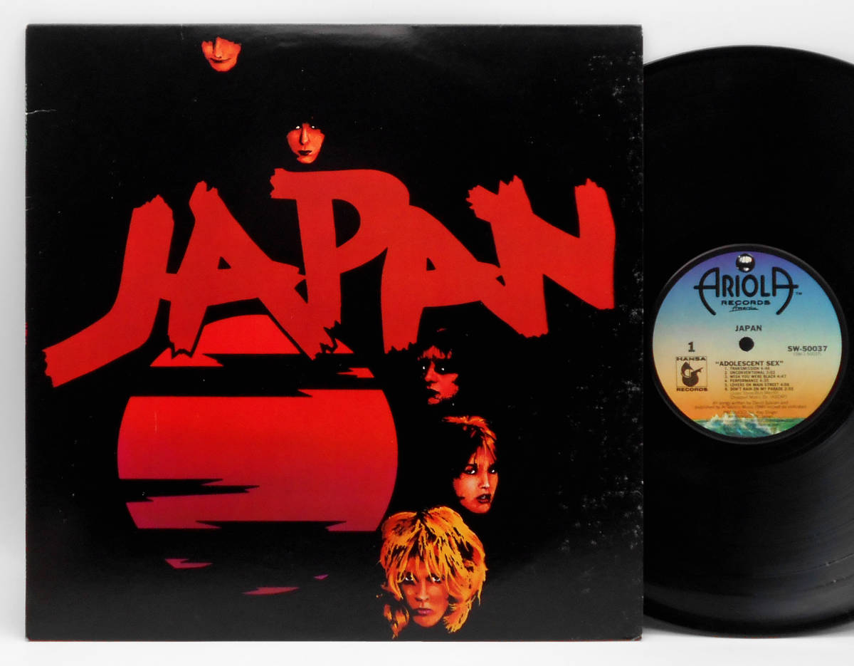 ★US ORIG LP★JAPAN/Adolescent Sex 1978年 マト両面1A 1stアルバム DAVID SYLVIAN在籍 NEO GRAM ROCK名作 果てしなき反抗 QUEEN元ネタ拍卖
