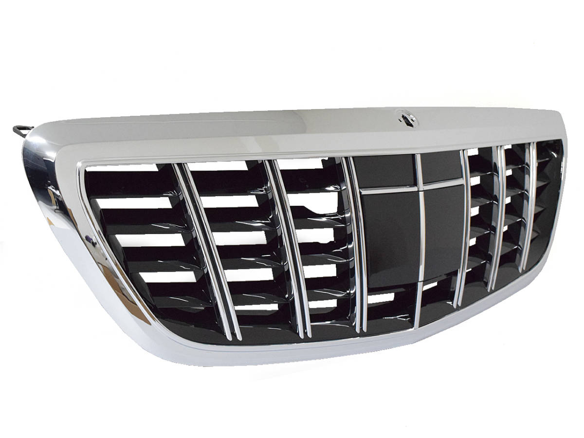 W222 パナメリカーナ グリル フロント GT-type メルセデス ベンツ Sクラス 国内発送 即納 カスタム フェイスチェンジ 外装 エアロ パーツ拍卖
