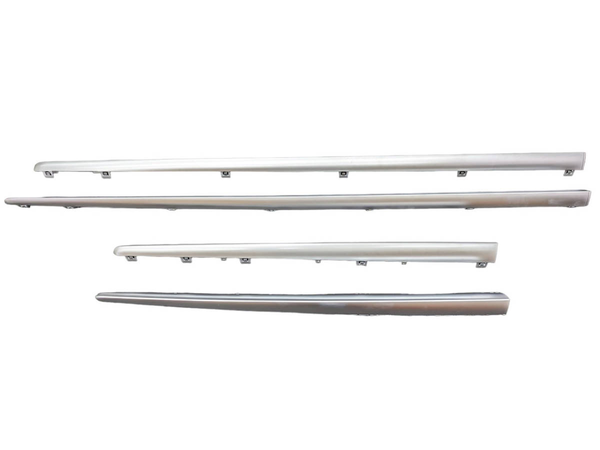 W222 サイド ステップ トリムフィン サイドフィン ロング シルバー塗装 左右 前期 後期 S63type メルセデス ベンツ Sクラス 国内発送拍卖
