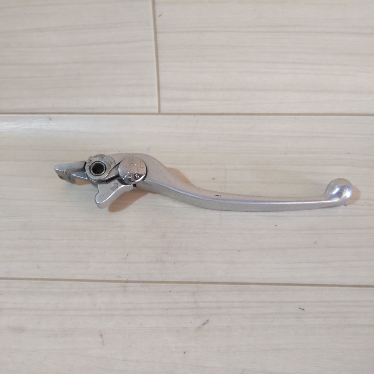 c785 バイク用 フロントブレーキレバー 曲がり無 ダイヤル動作確認済 中古品 送料込み 車種不明 メーカー不明拍卖