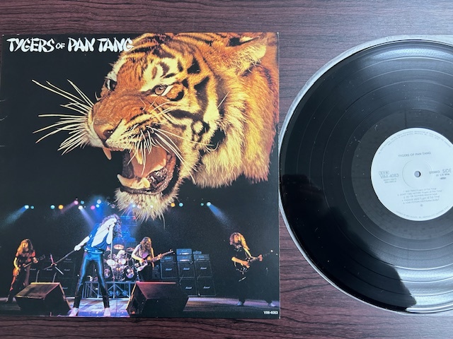 良品LP★Tygers Of Pan Tang/タイガース・オブ・パンタン★Live & Singles/国内盤(1982年)★新品保護袋付★METALLICAIRONMAIDENOzzyDIOT拍卖