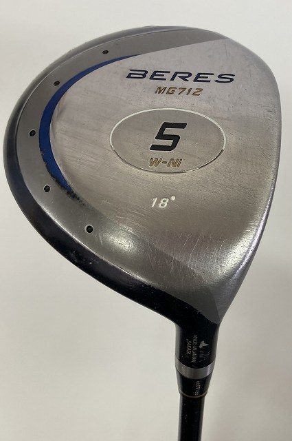 HONMA/BERES MG712 #5 フェアウェイウッド/ARMRQ B49 2star(Rフレックス)/18°拍卖