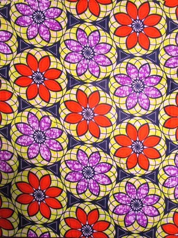 ⑤Tアフリカンプリント*パーニュ*キテンゲ*アフリカンバティック拍卖