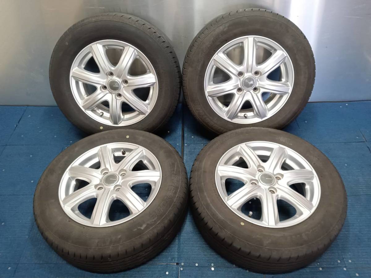 ★8.5分山★22年製★ ブリヂストンNEXTRY 185/65R14 社外ホイール 14×5.5J +50 4H-100 4本セット E92拍卖