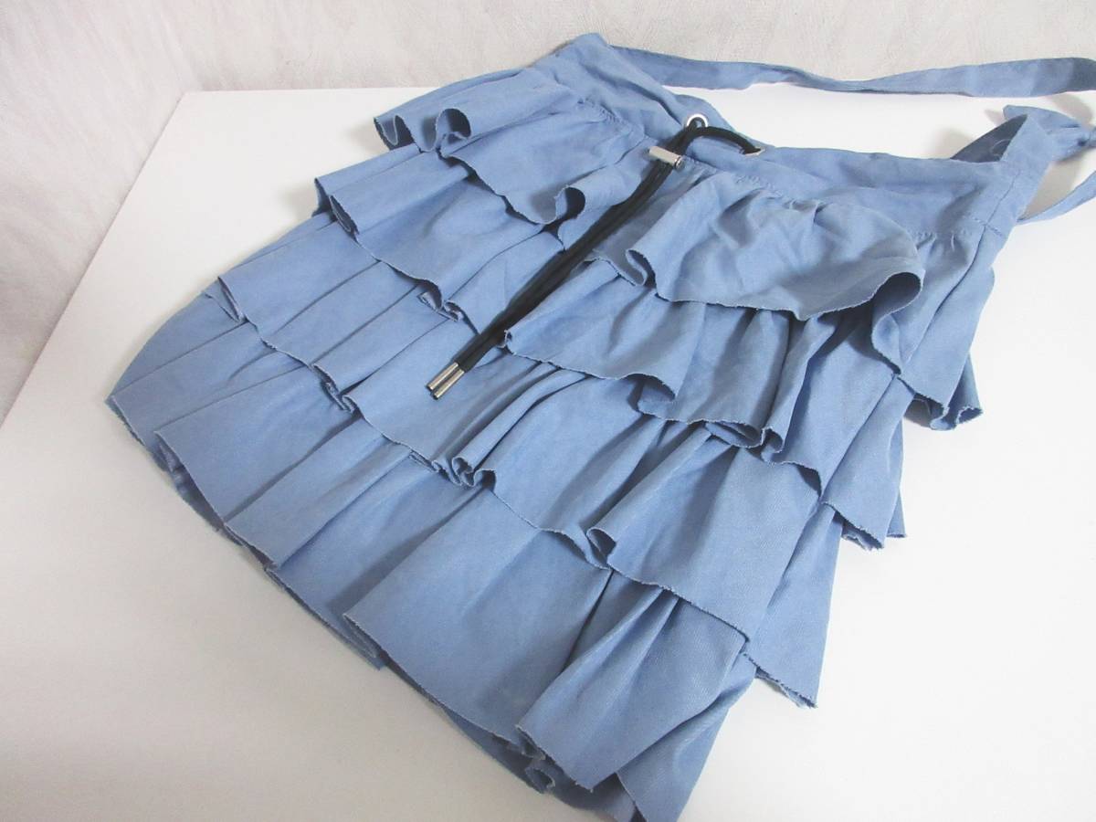 キャセリーニ Casselini ティアードフリル ショルダーバッグ ブルー yg5310拍卖