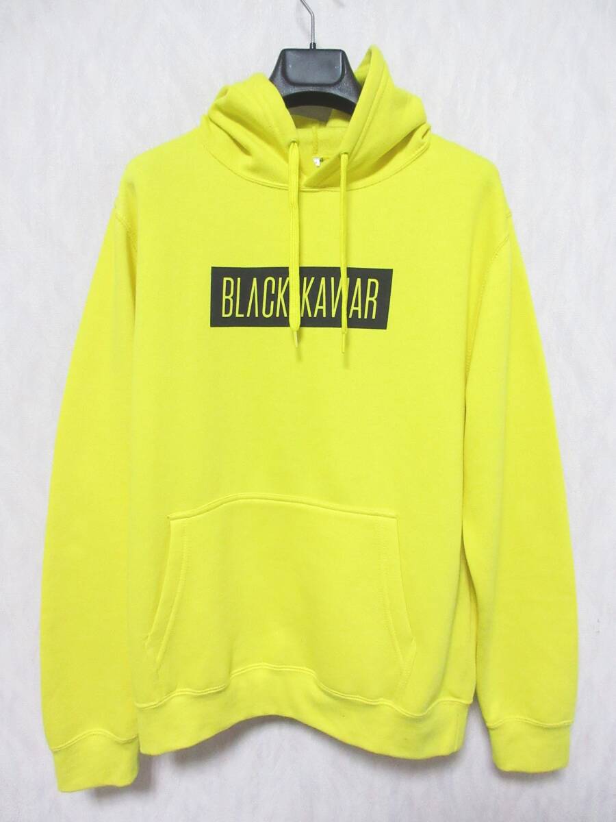 BLACK KAVIAR ブラックキャビア スウェット パーカー メンズ M イエロー kn1743拍卖