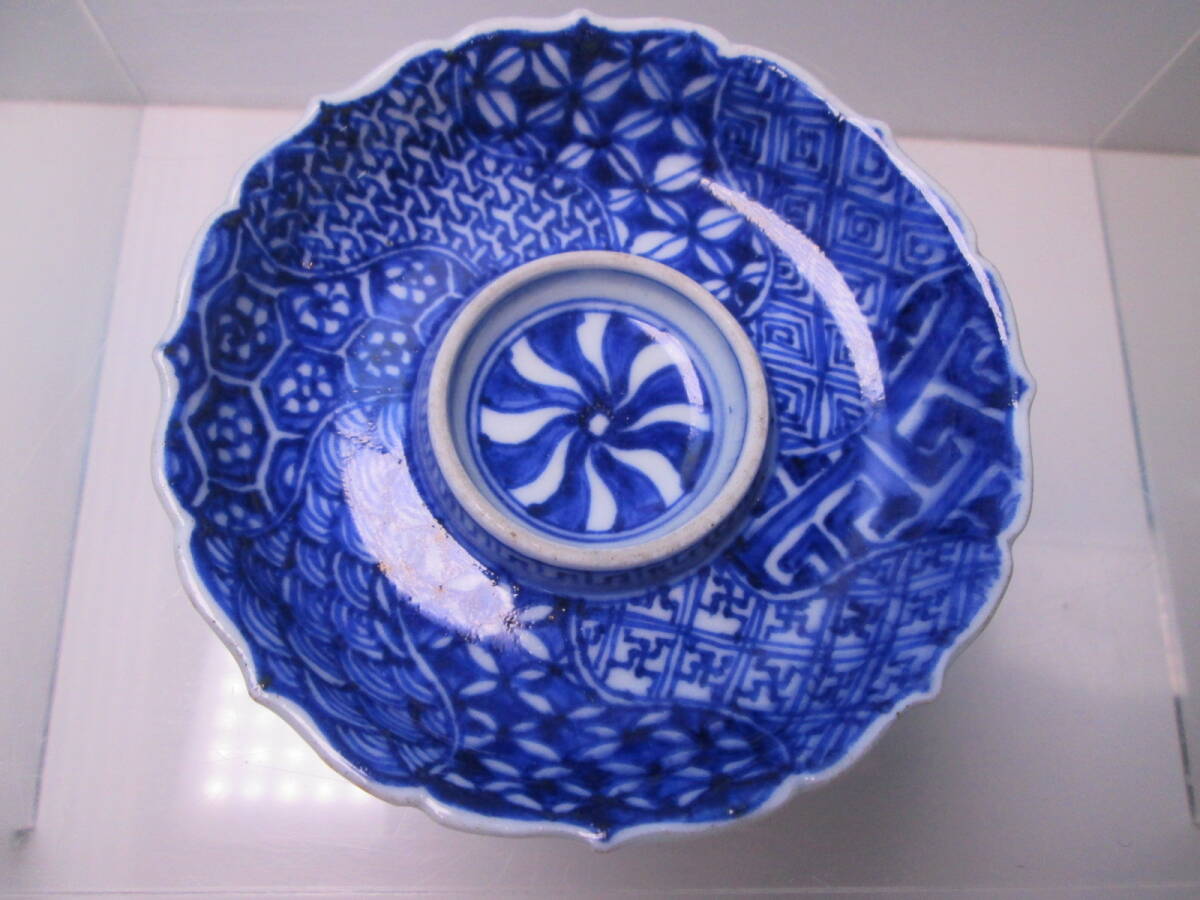 ☆古陶磁 盃台 酒盃コレクション・松風亭嘉定 祥瑞 捻り文盃台 酒器/酒盃/酒杯拍卖