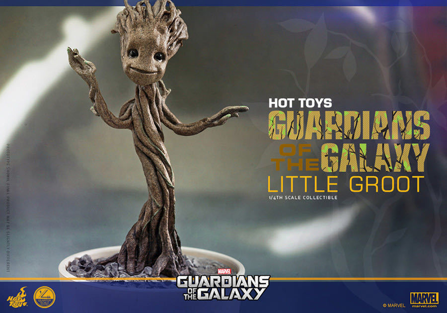 ホットトイズ 1/4 ガーディアンズ・オブ・ギャラクシー グルート (植木鉢版) 再生産 未開封新品 QS004 Little Groot HOTTOYS拍卖