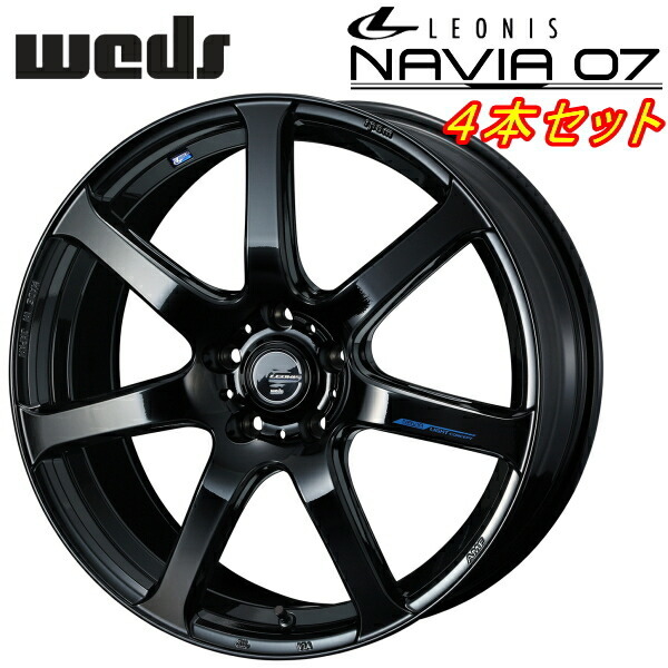 ウェッズ レオニス NAVIA07 ホイール4本 プレミアムブラック 7.0-17インチ 5穴/PCD114.3 インセット+53拍卖