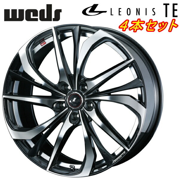 ウェッズ レオニス TE ホイール4本 パールブラック/ミラーカット 8.0-19インチ 5穴/PCD114.3 インセット+35拍卖