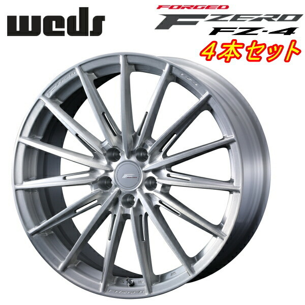 ウェッズ F ZERO FZ-4 ホイール4本 ブラッシュド 9.0-21インチ 5穴/PCD114.3 インセット+35拍卖