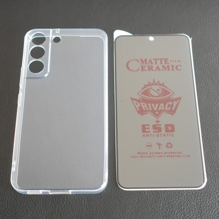 【2点セット】Galaxy S22 クリアケース+のぞき見防止ガラスフィルム 画面保護ガラス 液晶保護 覗き見防止 SCG13 SC-51C拍卖